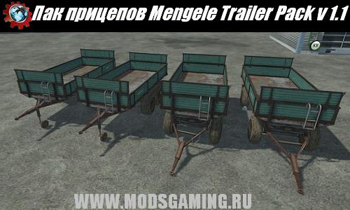 Farming Simulator 2013 скачать мод пак прицепов Mengele Trailer Pack v 1.1