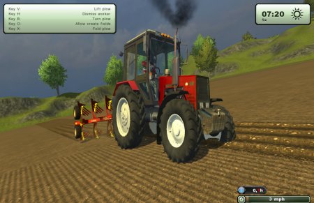 Скачать мод для Farming Simulator 2013 МТЗ v1.0 PloughingSpec