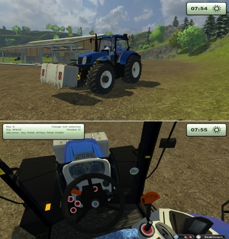 Скачать мод для Farming Simulator 2013 Holland T6080PC Full