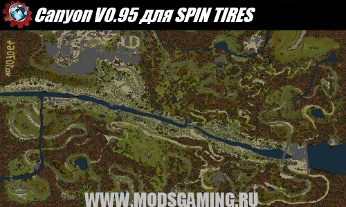 SPIN TIRES download mod map Canyon V0.95
