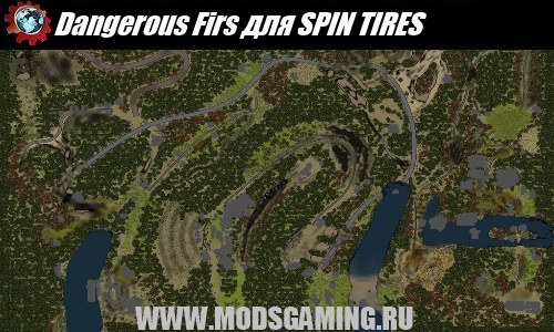 SPIN TIRES download map mod Dangerous Firs