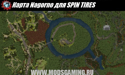 SPIN TIRES download map mod Nagorno