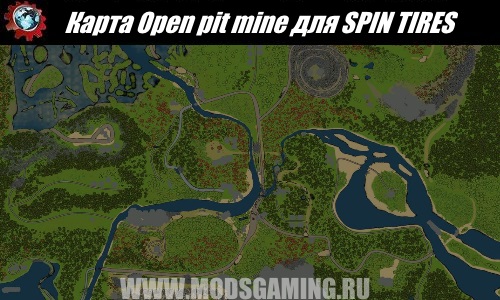 SPIN TIRES download modes Open pit mine map for 3/3/16