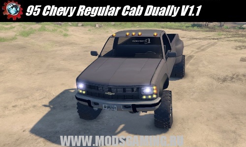 SPIN TIRES SUV download mod 95 Chevy Regular Cab Dually V1.1