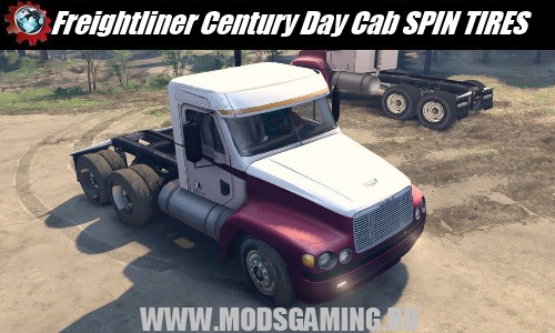 SPIN TIRES download mod tractor Freightliner Century Day Cab