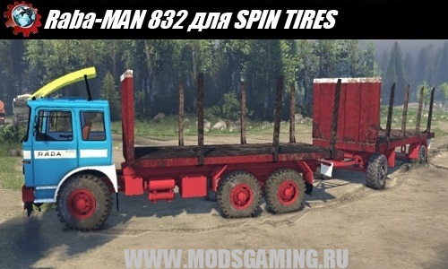 SPIN TIRES download mod truck Raba-MAN 832