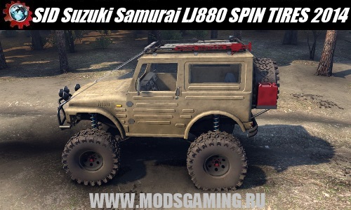 SPIN TIRES 2014 download mod machine SID Suzuki Samurai LJ880