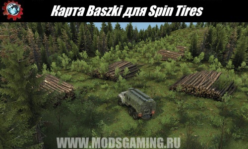 Spin Tires download map mod Baszki