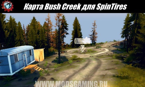 SpinTires download map mod Bush Creek