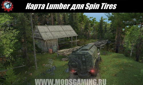 Spin Tires download map mod Lumber