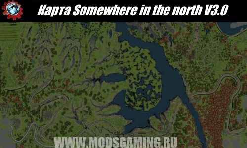 SpinTires download map mod Somewhere in the north V3.0