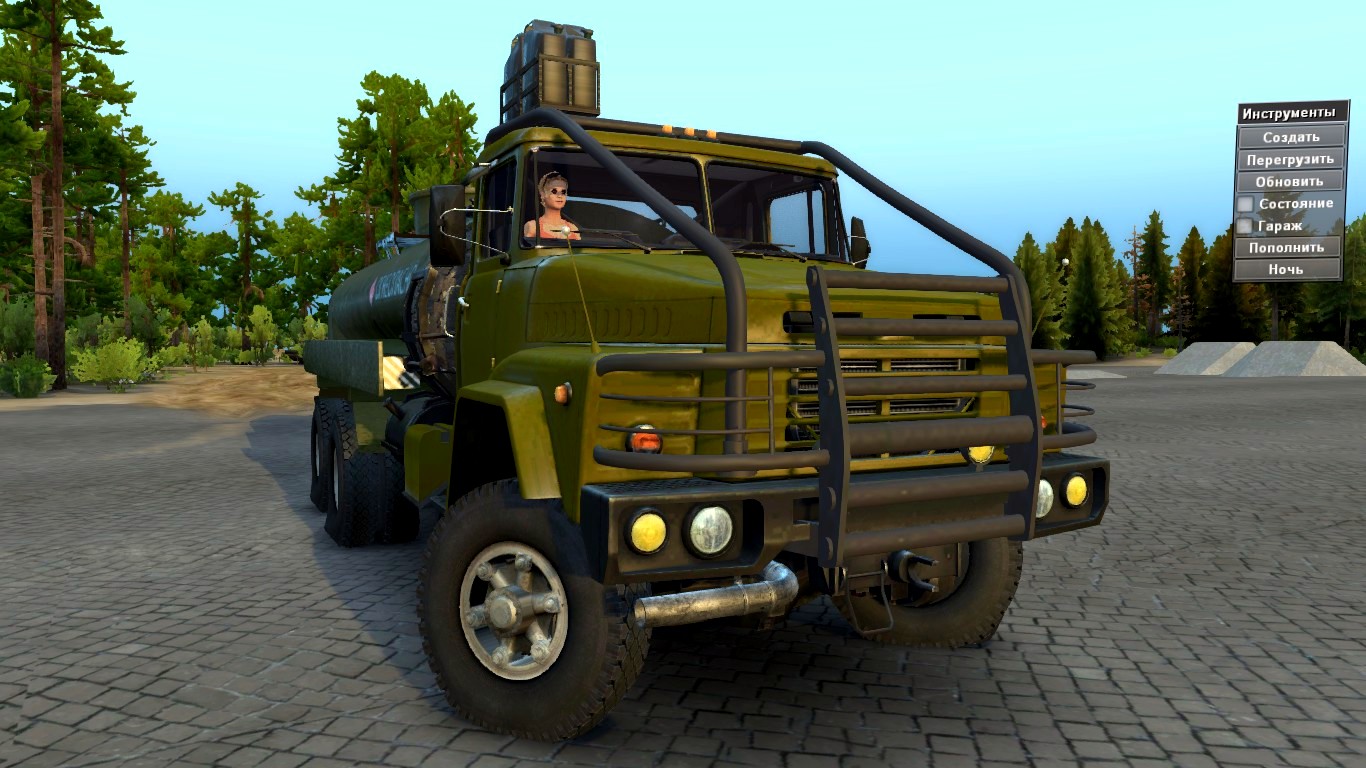 16. Spintires v. зил 130 спин тирес. спинтайрес 03. трактор т 40 спин тирес.