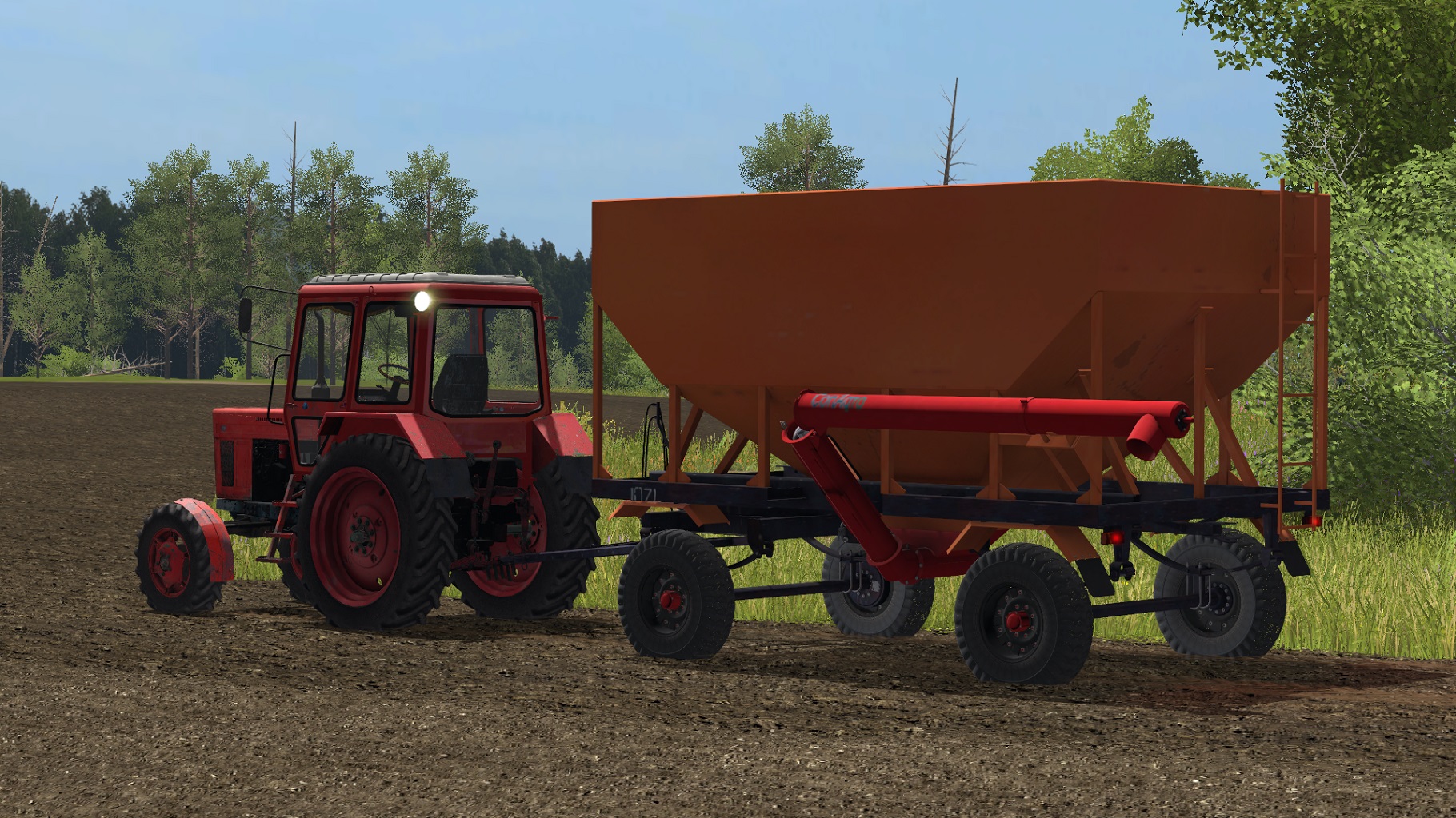 МОД 2ПТС-4 ПОГРУЗЧИК V1.0 ДЛЯ FARMING SIMULATOR 2017