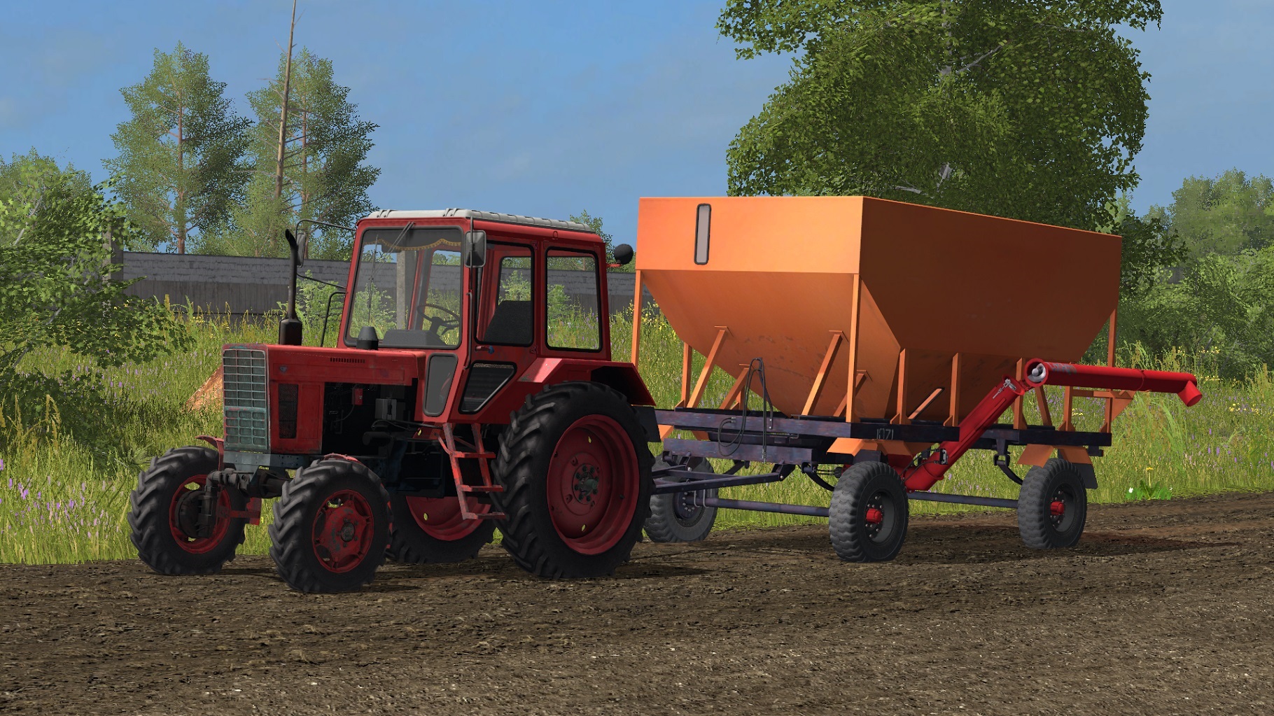 МОД 2ПТС-4 ПОГРУЗЧИК V1.0 ДЛЯ FARMING SIMULATOR 2017 thumbnail 2