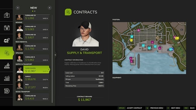 МОД Supply & Transport Contracts v1.0.0.0 (1.6.x) ДЛЯ FARMING SIMULATOR 2025 thumbnail 4