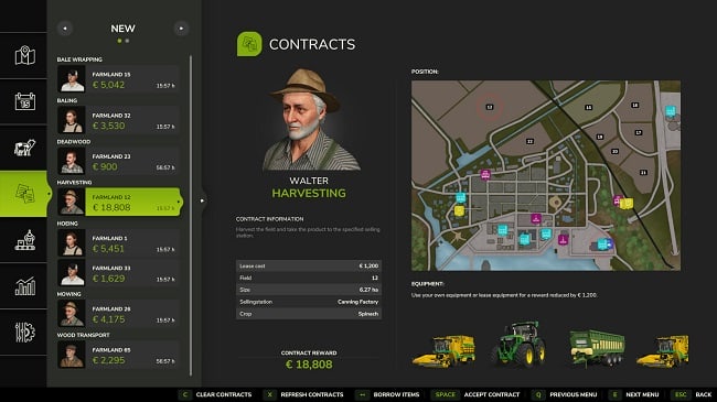 МОД Contracts Plus v1.0.0.1 (1.6.x) ДЛЯ FARMING SIMULATOR 2025 thumbnail 4