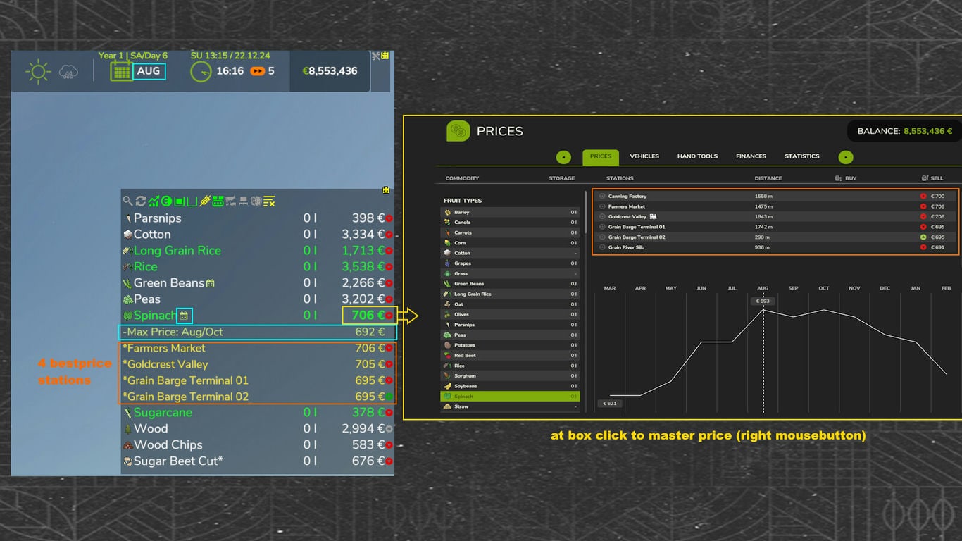 МОД FillTypeAmountPrice Display v1.0.0.1 (1.6.x) ДЛЯ FARMING SIMULATOR 2025 thumbnail 2