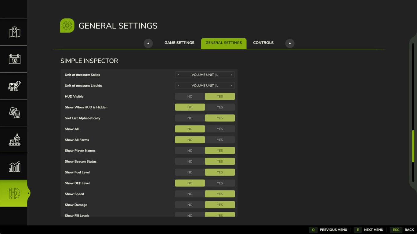 МОД Simple Inspector FS25 v1.0.0.0 (1.6.x) ДЛЯ FARMING SIMULATOR 2025 thumbnail 3