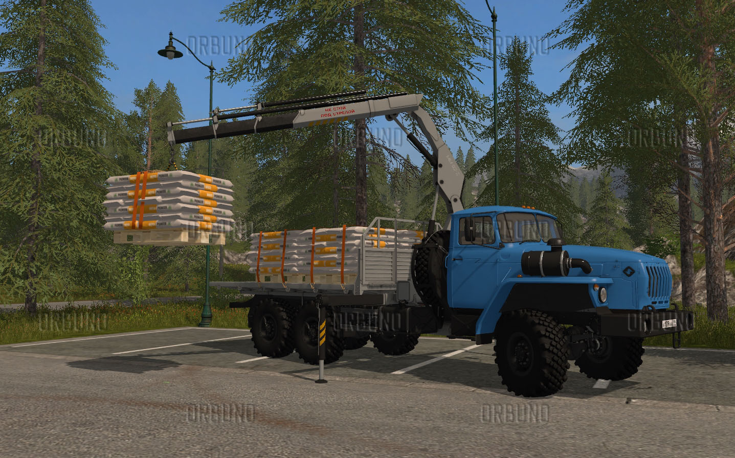 Мод Урал-4320-60 Манипулятор версия 1.0.1.1 для Farming Simulator 2017 thumbnail 2