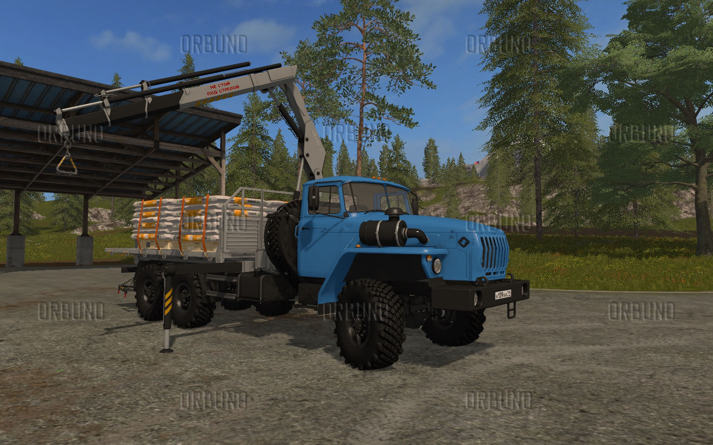 Мод Урал-4320-60 Манипулятор версия 1.0.1.1 для Farming Simulator 2017 thumbnail 3