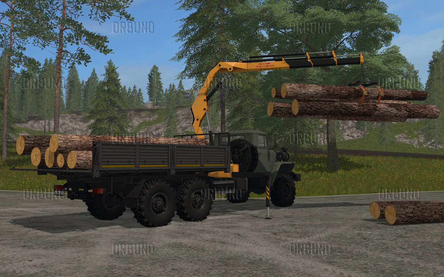 Мод Урал-4320-60 Манипулятор версия 1.0.1.1 для Farming Simulator 2017 thumbnail 6