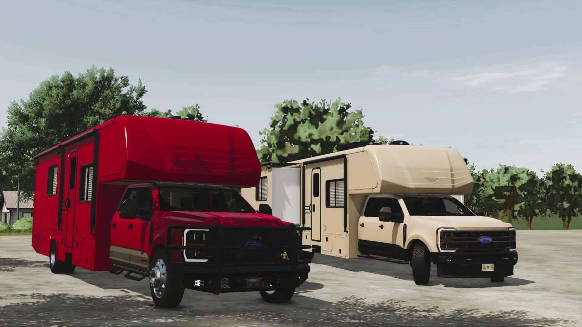 МОД Ford Crew Cab Camper FS25 v1.0.0.0 (1.10.x) ДЛЯ FARMING SIMULATOR 2025