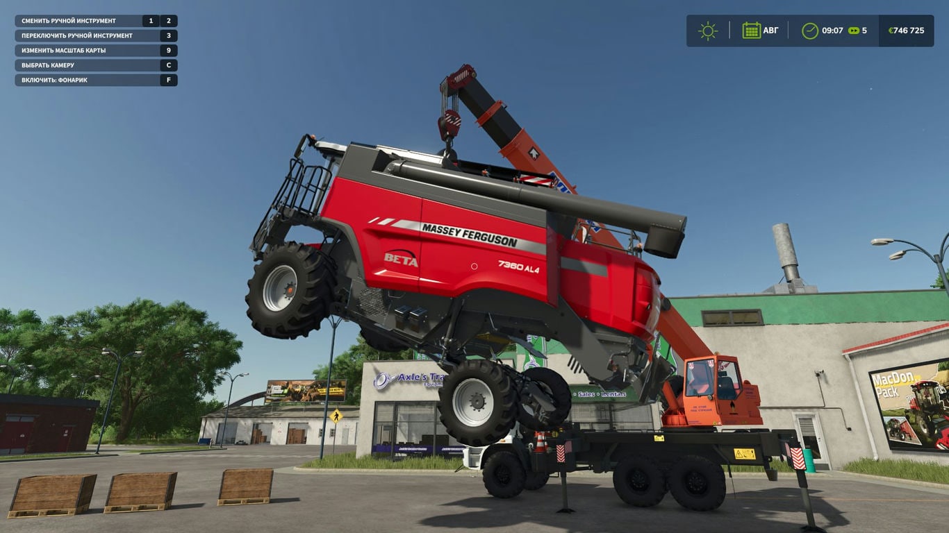 МОД Crane traverse 2 FS25 v2.0.0.0 (1.10.x) ДЛЯ FARMING SIMULATOR 2025 thumbnail 4