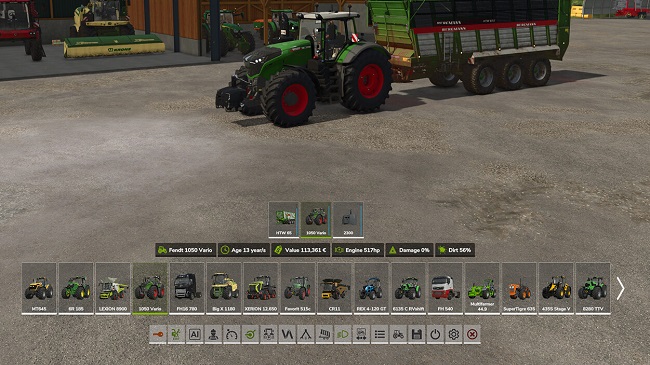 МОД Quick Selector FS25 v1.0.0.0 (1.10.x) ДЛЯ FARMING SIMULATOR 2025