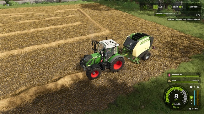 МОД Round Baler Extension FS25 v1.2.1.0 (1.11.x) ДЛЯ FARMING SIMULATOR 2025