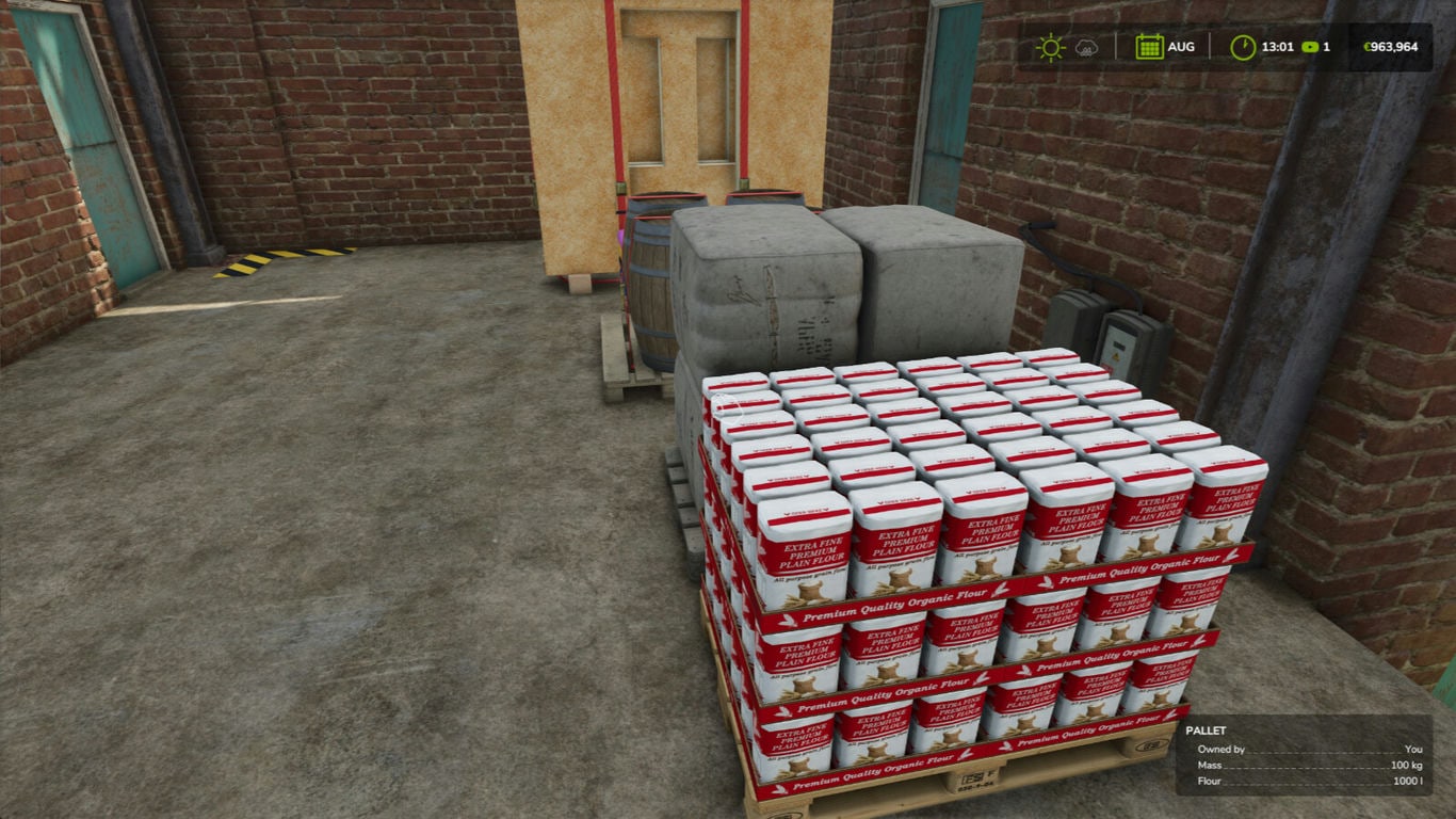 МОД Liftable Pallets And Bales FS25 v1.0.4.1 (1.11.x) ДЛЯ FARMING SIMULATOR 2025 thumbnail 2