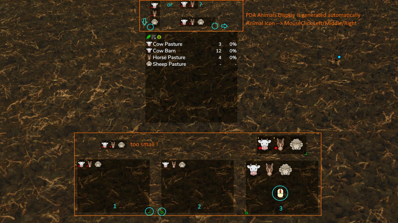 МОД Animals Display FS25 v1.0.0.0 (1.11.x) ДЛЯ FARMING SIMULATOR 2025 thumbnail 4