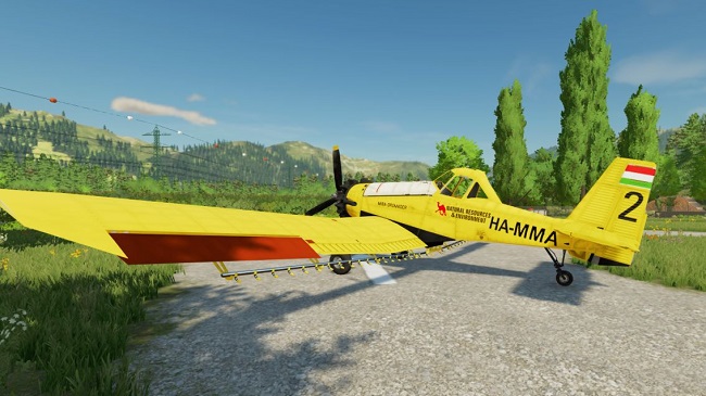МОД PZL-Mielec M18 Dromader FS25 v1.0.0.3 (1.13.x) ДЛЯ FARMING SIMULATOR 2025