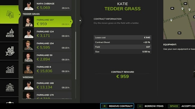 МОД Remove Unwanted Contracts FS25 v1.0.0.1 (1.14.x) ДЛЯ FARMING SIMULATOR 2025
