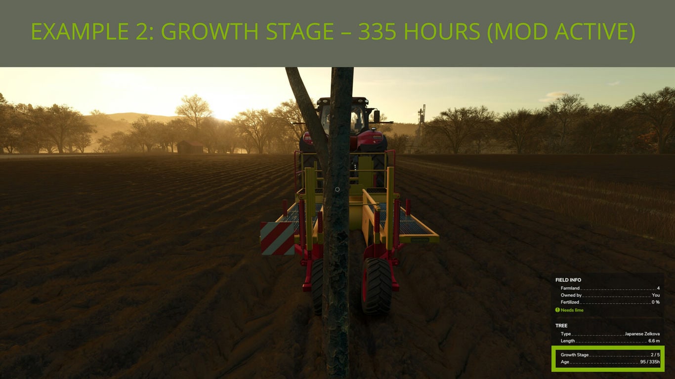 Мод Faster Growing Trees FS25 v1.0.0.0 (1.14.x) ДЛЯ FARMING SIMULATOR 2025 thumbnail 3