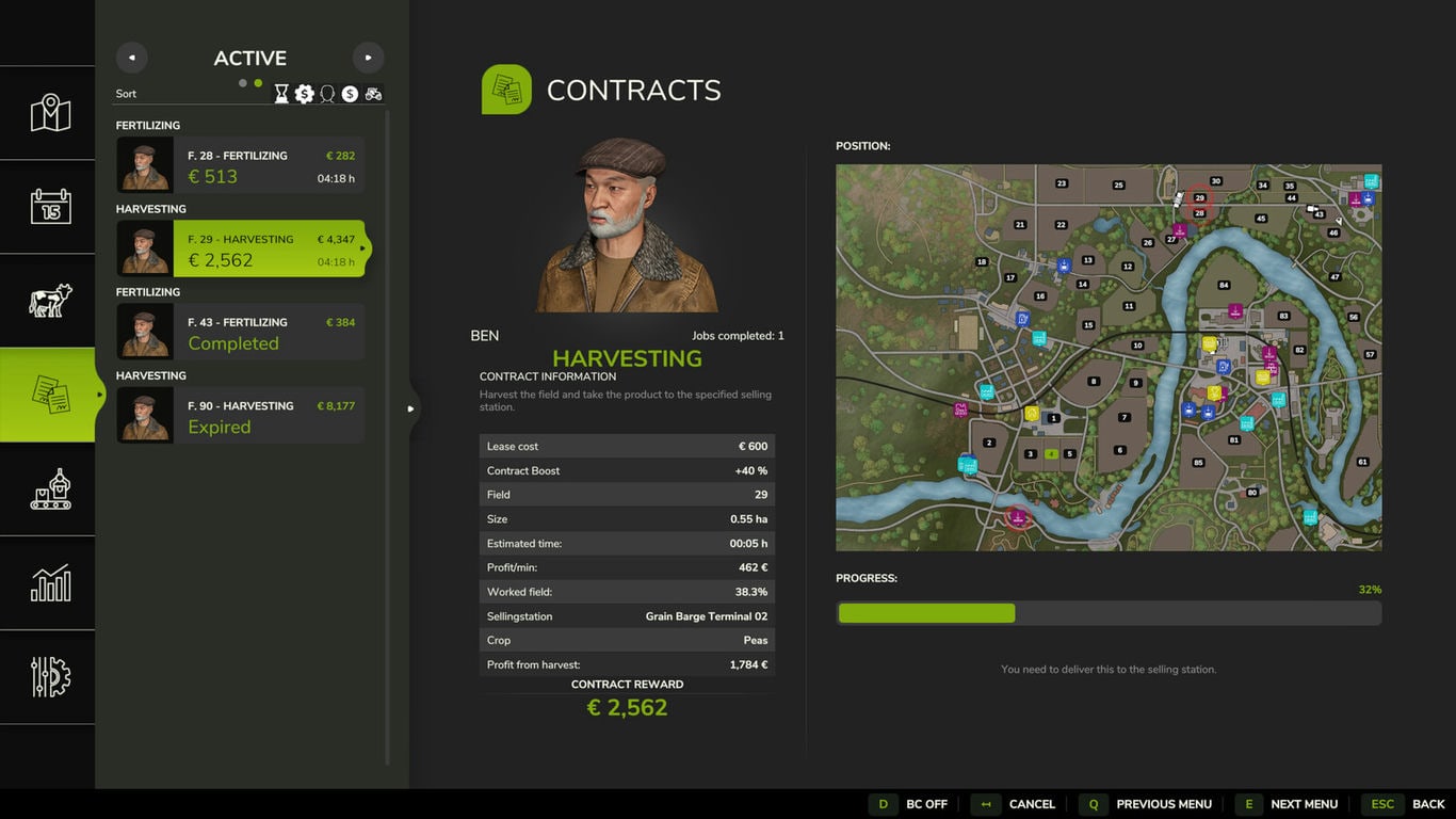 Мод Better Contracts FS25 v1.3.0.2 (1.14.x) ДЛЯ FARMING SIMULATOR 2025 thumbnail 2