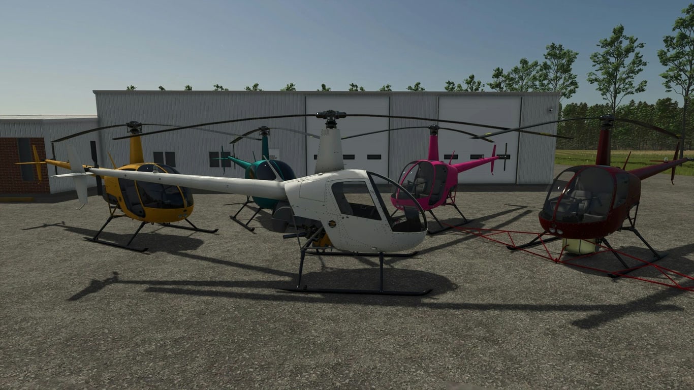 Мод Robinson R22 FS25 v1.0.0.0 (1.15.x) ДЛЯ FARMING SIMULATOR 2025 thumbnail 2