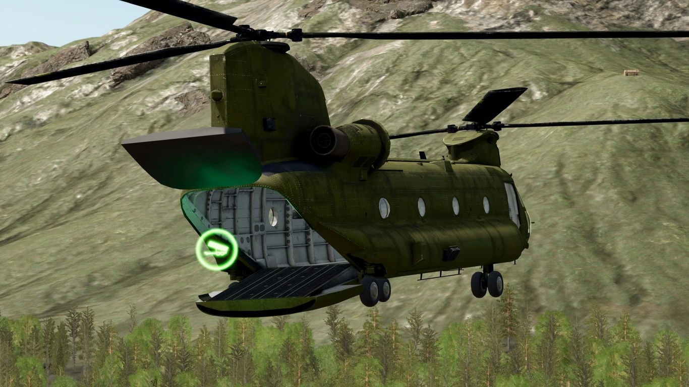 МОД CH47 Chinook Helicopter FS25 v1.0.0.0 (1.15.x) ДЛЯ FARMING SIMULATOR 2025 thumbnail 4