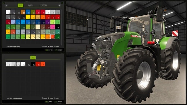 Мод Enhanced Color Selection FS25 v1.0.0.0 (1.16.x) ДЛЯ FARMING SIMULATOR 2025