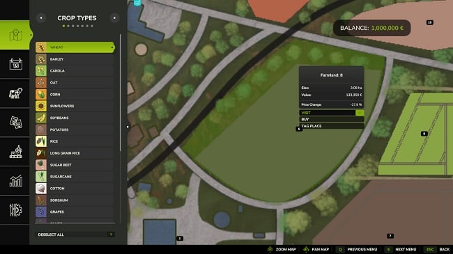 Мод Dynamic Field Prices FS25 v1.0.0.0 (1.16.x) ДЛЯ FARMING SIMULATOR 2025