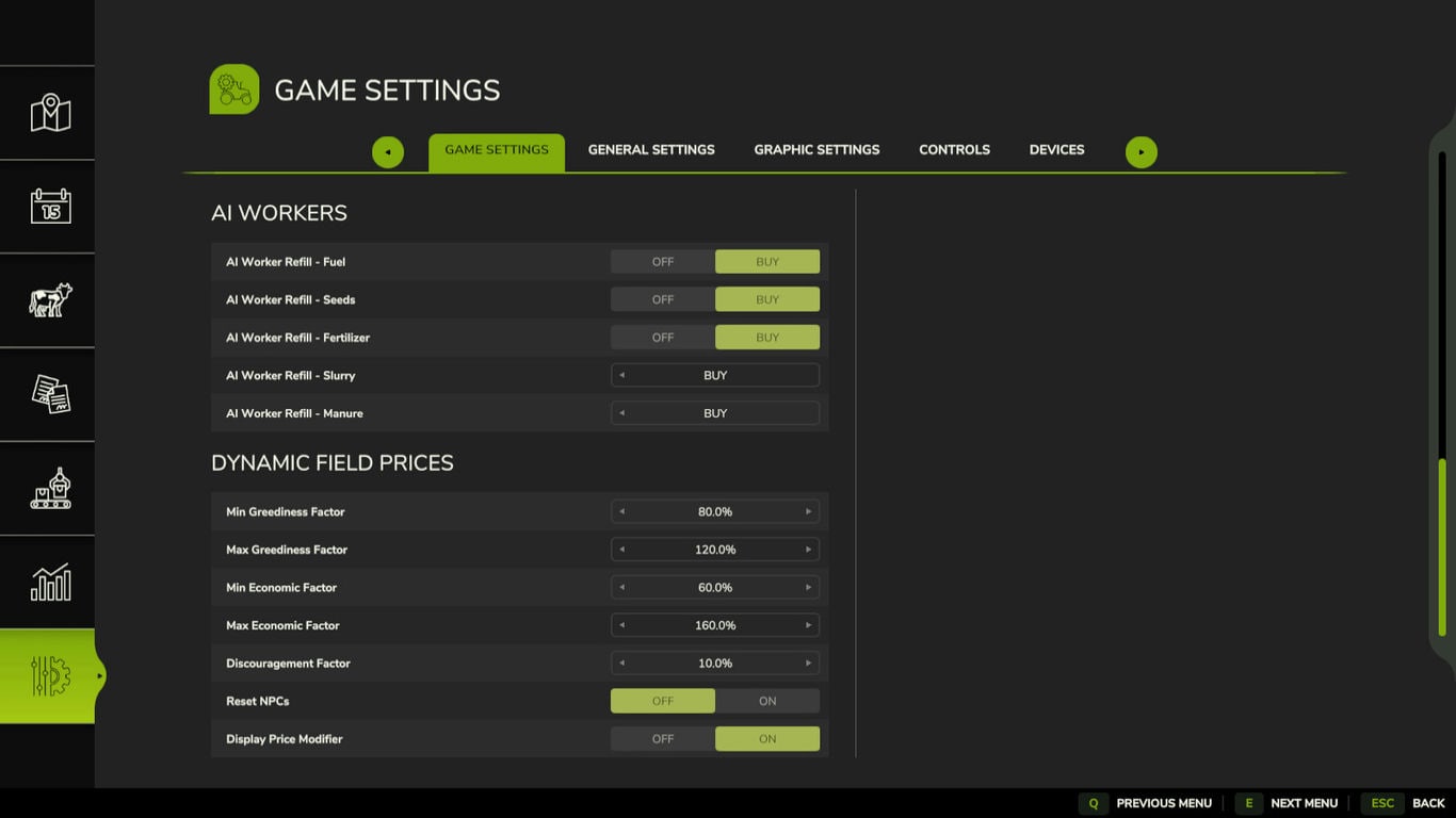 Мод Dynamic Field Prices FS25 v1.0.0.0 (1.16.x) ДЛЯ FARMING SIMULATOR 2025 thumbnail 3