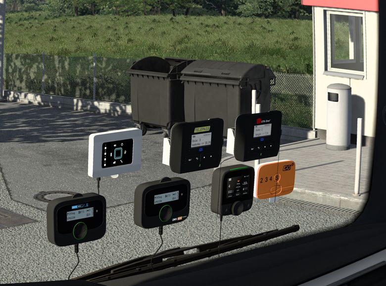 МОД E-Toll Devices Addon v1.0 ДЛЯ EURO TRUCK SIMULATOR 2
