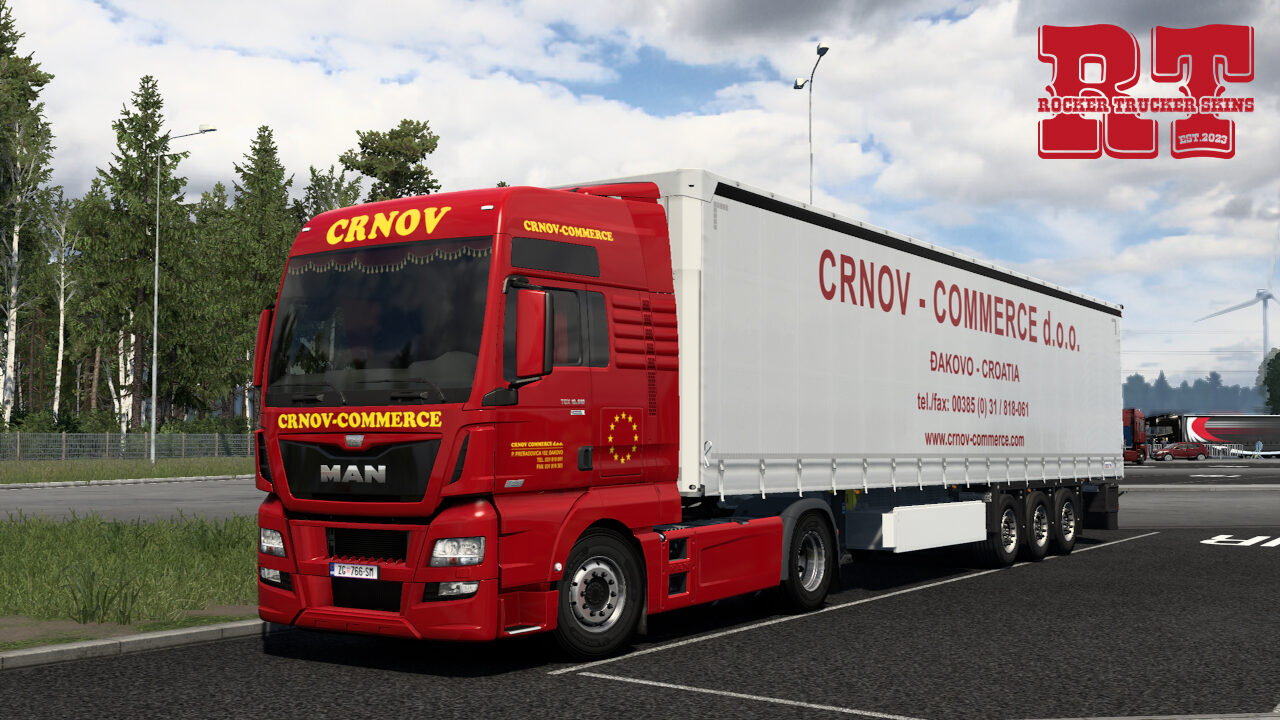 МОД Crnov-Commerce d.o.o. Skin Pack v1.0 ДЛЯ EURO TRUCK SIMULATOR 2