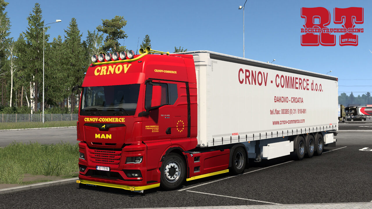 МОД Crnov-Commerce d.o.o. Skin Pack v1.0 ДЛЯ EURO TRUCK SIMULATOR 2 thumbnail 2