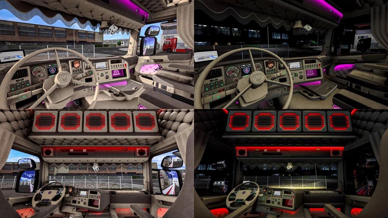 МОД Scania 6 Series R500-V8 + trailer v1.2 ДЛЯ EURO TRUCK SIMULATOR 2 thumbnail 3