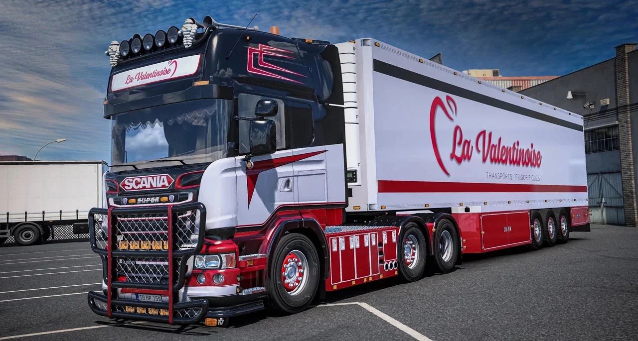 МОД Scania 6 Series R500-V8 + trailer v1.2 ДЛЯ EURO TRUCK SIMULATOR 2