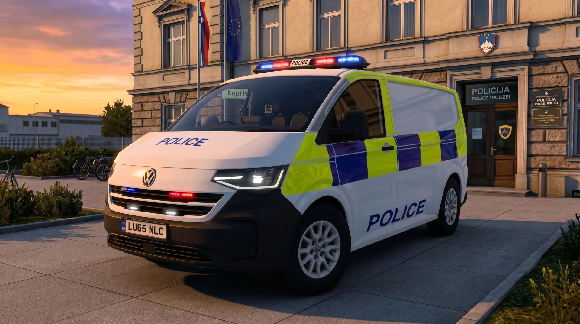МОД Volkswagen Transporter T7 2025 v1.0 ДЛЯ EURO TRUCK SIMULATOR 2 thumbnail 2