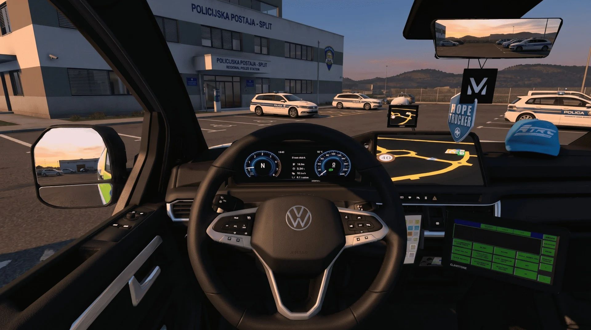МОД Volkswagen Transporter T7 2025 v1.0 ДЛЯ EURO TRUCK SIMULATOR 2 thumbnail 3