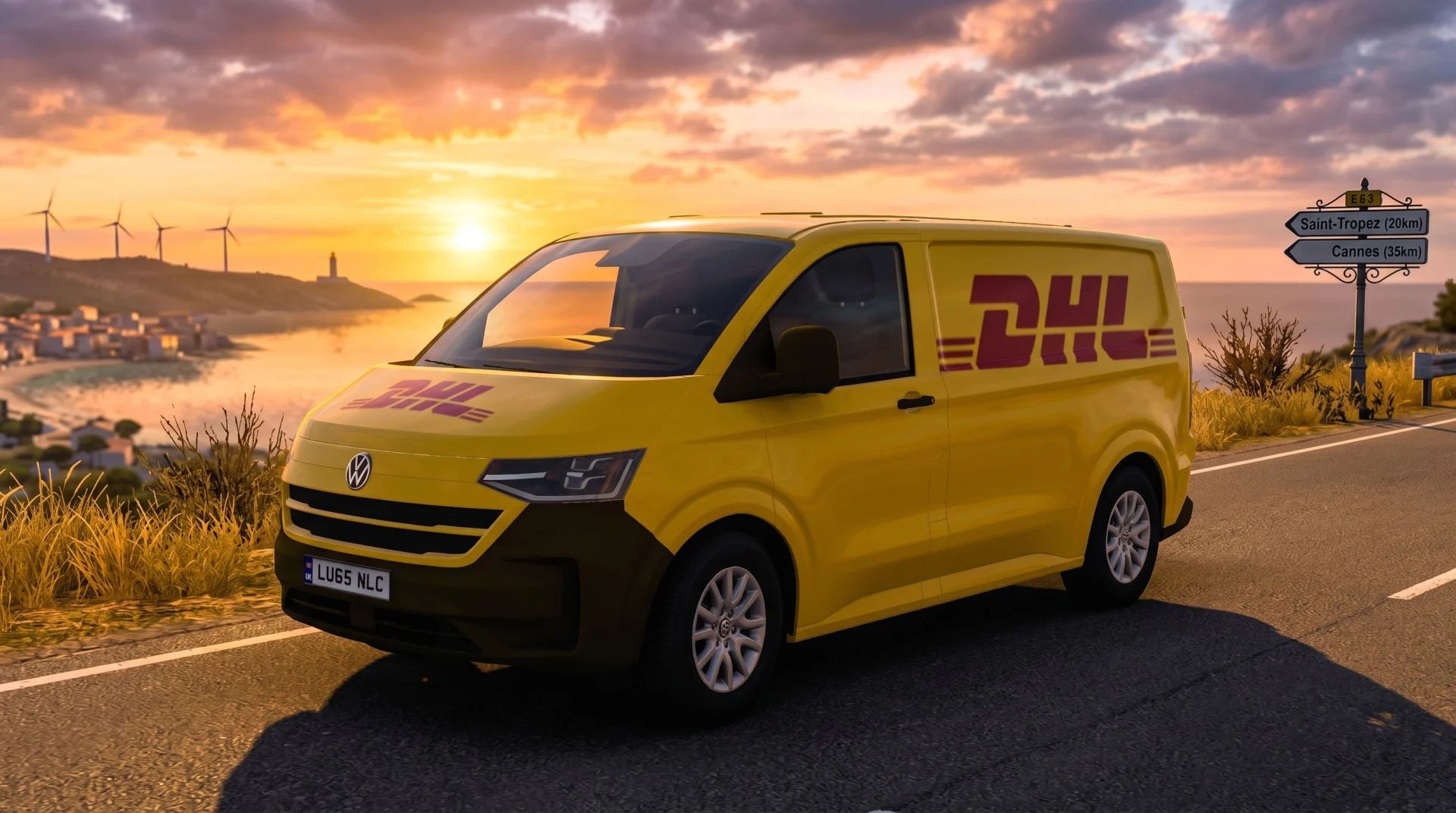МОД Volkswagen Transporter T7 2025 v1.0 ДЛЯ EURO TRUCK SIMULATOR 2