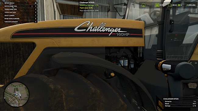 Мод Self Fix And Repaint v1.0.0.0 (1.18.x) ДЛЯ FARMING SIMULATOR 2025