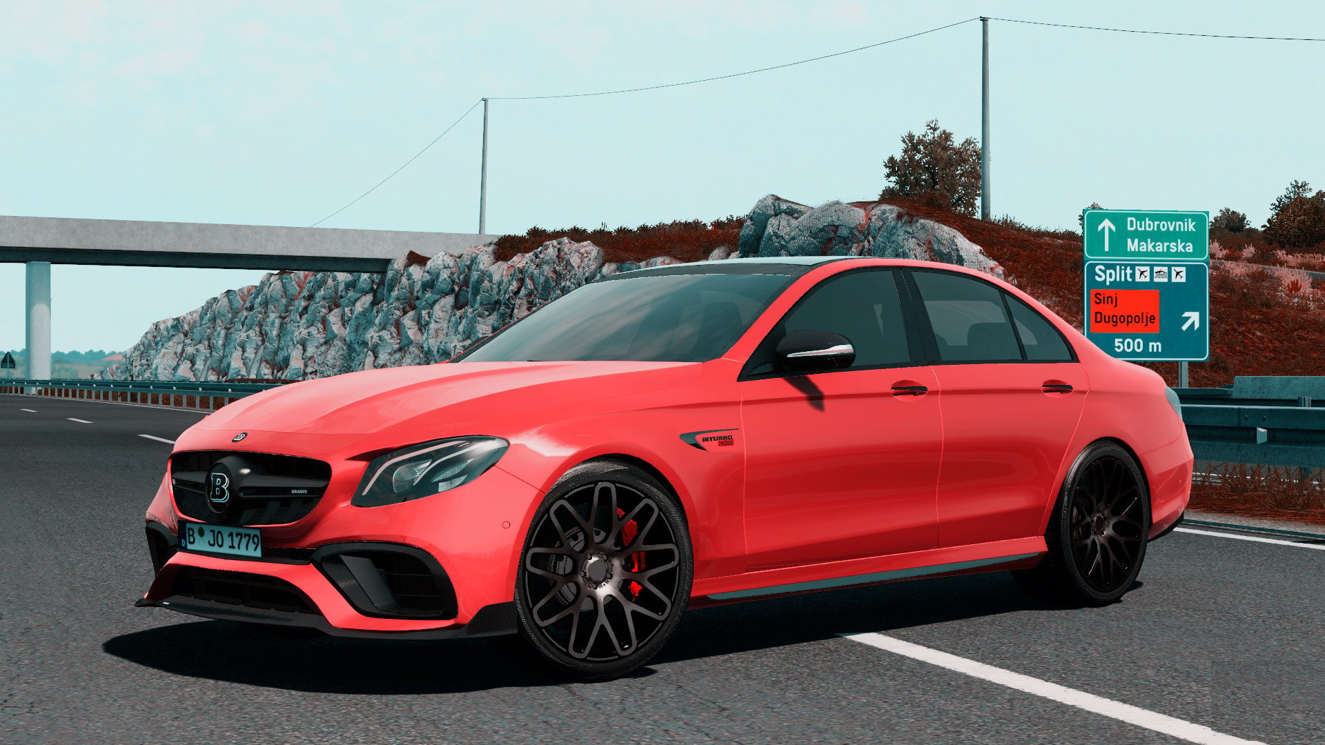 МОД Mercedes-Benz E-Class W213 2019 v1.3 ДЛЯ EURO TRUCK SIMULATOR 2